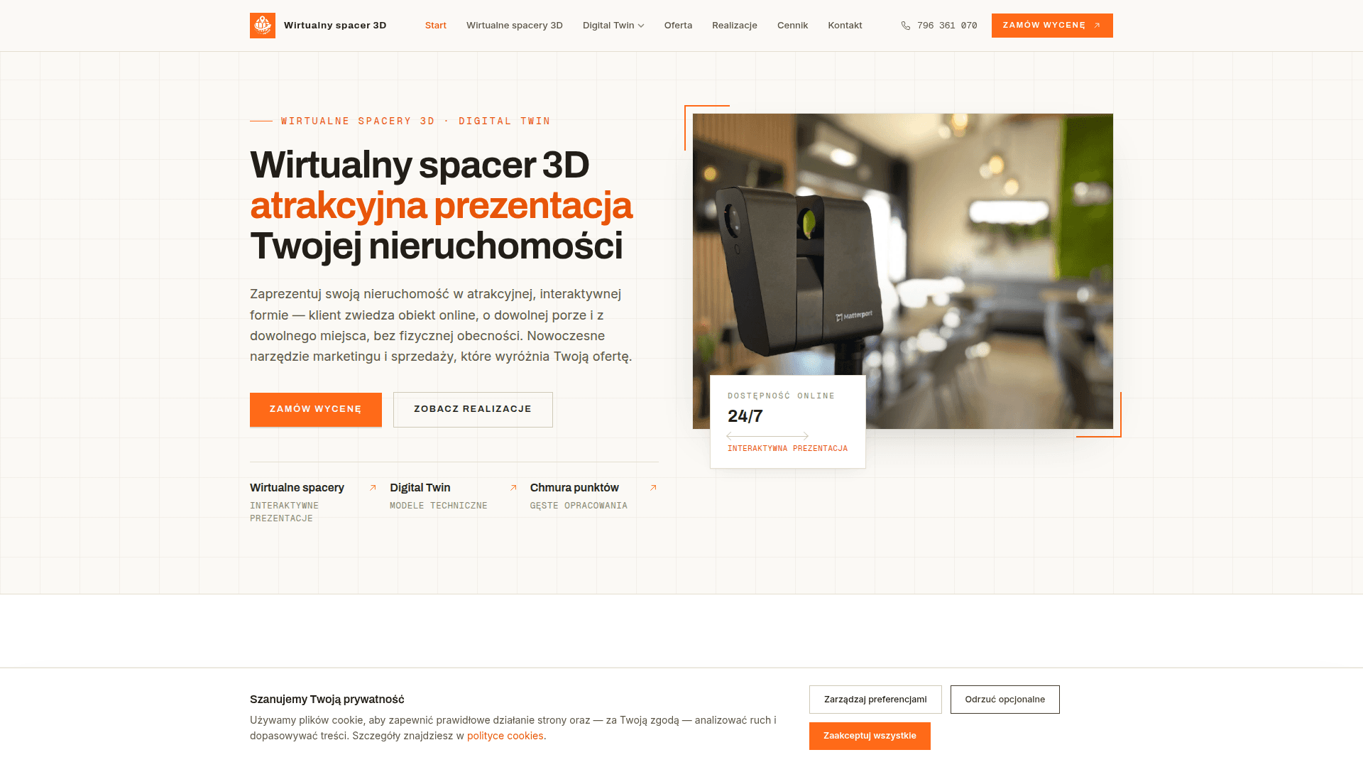 Wirtualny Spacer 3D preview